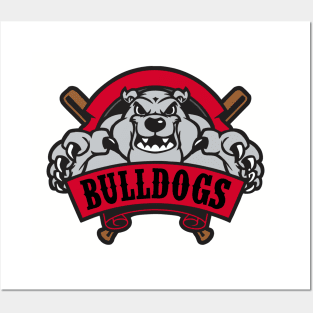 Bulldogs Baseball Logo Posters and Art